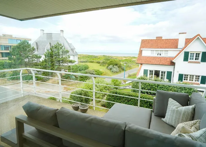 Apartamento Huswell - With Sea View & Terrace In Oostduinkerke